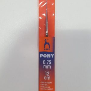 Pony steel crochet hooks