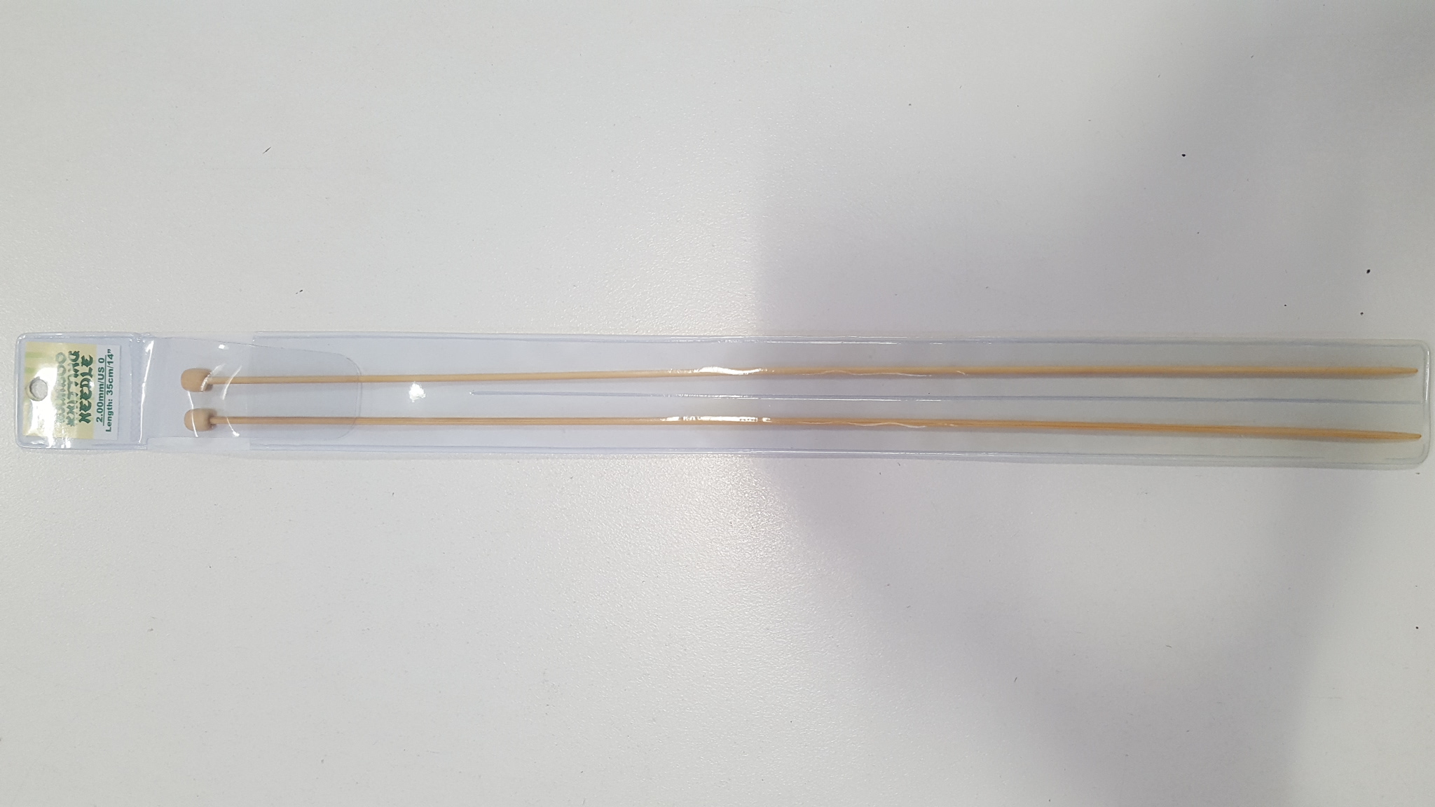 Bamboo needles 35cm - 2 - 2.5mm