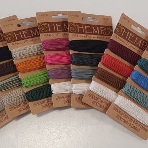 Hemp 4 colour corded card