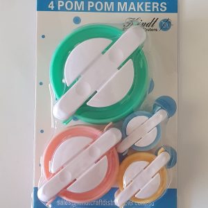 Pompom maker set of 4