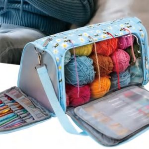 Diagonal Yarn Bag